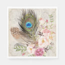 Recherche de plumes paon serviettes Chic