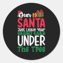 Search for credit stickers Santa