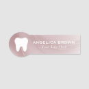 Search for rose gold name tags Dentist