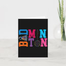 Search for badminton game cards Sporty