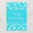 Search for bling sweet 16 invitations Blue