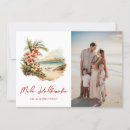 Search for beach photo holiday cards Tropical