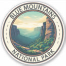 Recherche de montagnes bleues autocollants Australie