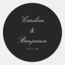 Search for white text on black background stickers Elegant
