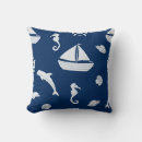 Search for marine life pillows Nautical