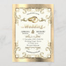 Search for vintage christmas wedding invitations Gold
