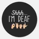 Search for deaf sign language stickers I love you