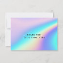 Search for holographic thank you cards Elegant