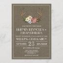 Search for antlers wedding invitations Deer