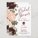 Search for maroon bridal shower invitations Blush