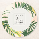 Recherche de feuille tropicale dessous de verres Boho
