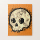 Recherche de crâne humain puzzles Halloween