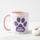 Search for purple paw prints mugs Pets