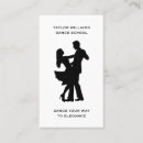 Search for dance business cards Typography