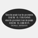 Search for tyranny stickers Freedom