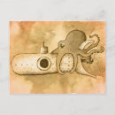 Search for submarines postcards Underwater