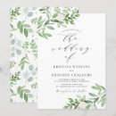 Search for white grey wedding invitations Botanical