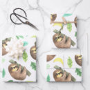 Search for sloth wrapping paper Baby