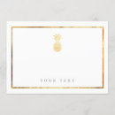 Search for golden pineapple invitations Tropical