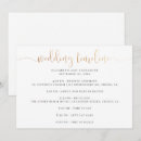 Recherche de chronologie de mariage invitations Moderne