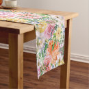 Search for orange and white table runners Flowers