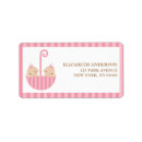 Search for twins return address labels Baby shower