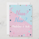 Search for spanish gender reveal invitations Boy or girl