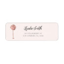 Search for cute flamingo return address labels Trendy