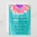Search for turquoise flowers wedding invitations Floral