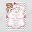 Recherche de fille de singe invitations Mother to be