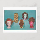 Search for wigs postcards Blue