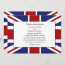 Search for british wedding invitations Union jack