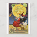Search for nostalgic witches postcards Full moon