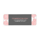 Search for grey return address labels Snowflakes