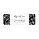 Recherche de elegant damask étiquettes adresse retour Pour tous