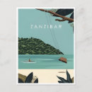 Recherche de zanzibar cartes postales Aquarelle