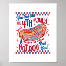 Search for hot dog posters 4th of july