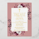 Search for foil first communion invitations Holy