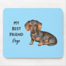 Search for dog breeds mousepads Dachshund
