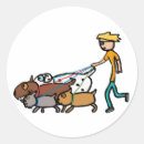 Recherche de marcheurs autocollants Chien marche