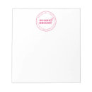 Search for logo business notepads Pink