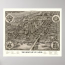 Recherche de cartes par emplacement posters St louis