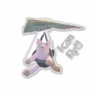 Search for pig flying stickers Pink