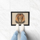 Search for lion doormats Watercolor
