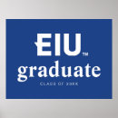 Search for block letter posters Eiu grad commemoration