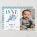 Recherche de de baleine anniversaire invitations Garçon