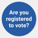 Search for vote for stickers Political