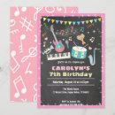 Search for kids music invitations Chalkboard