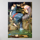 Recherche de nymphe posters Waterhouse