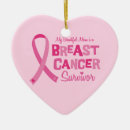 Search for cancer awareness ornaments Breast cancer support